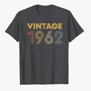 Vintage 1962 t shirt 60th birthday gift size XL men or women